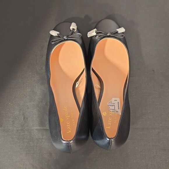 BRAND NEW KATE SPADE NEW YORK WOMEN'S BEV BOW PATENT LEATHER BLOCK HEEL - Picture 5 of 15